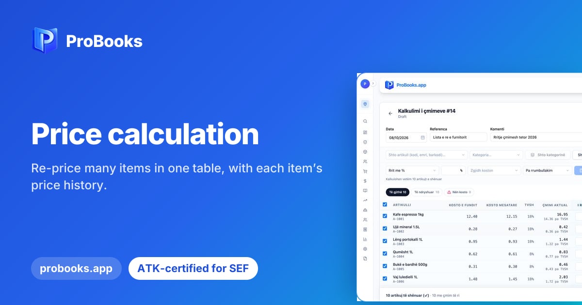 Price calculation