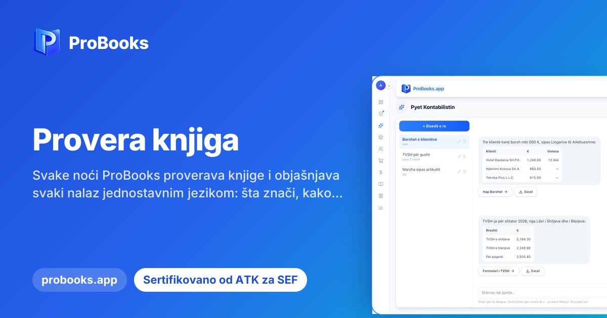 Provera knjiga