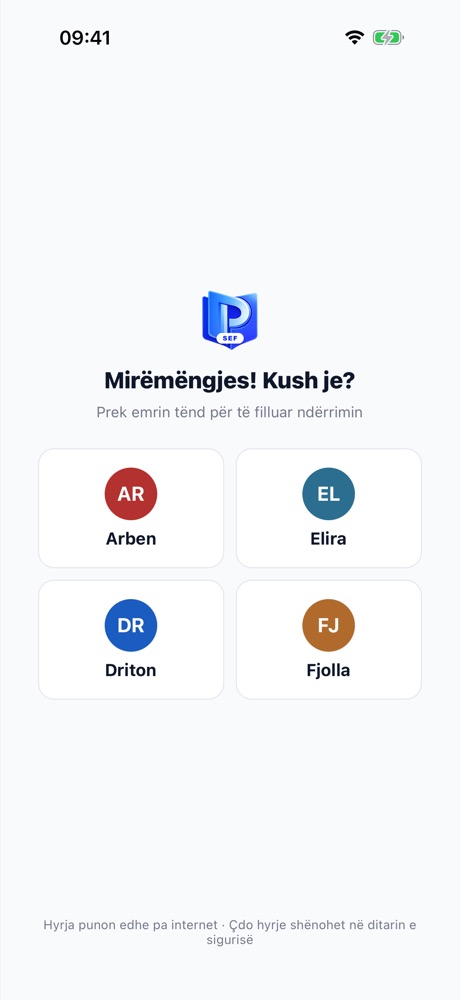 SEF · iPhone - Zgjedhja e operatorit