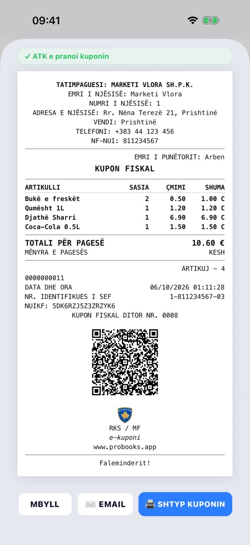 Kupon i biznesit jo në TVSH